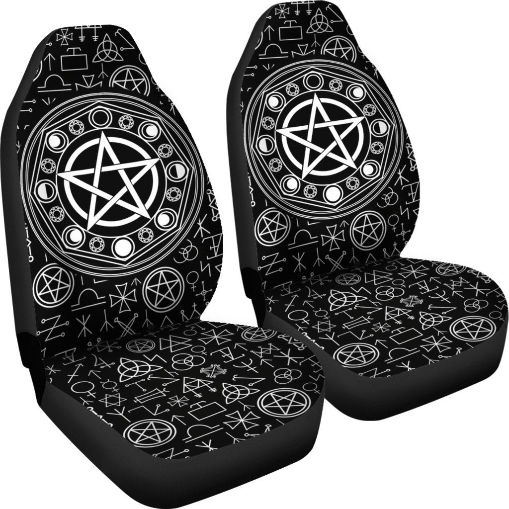 Wiccan Star - Witch Seat Covers 0822
