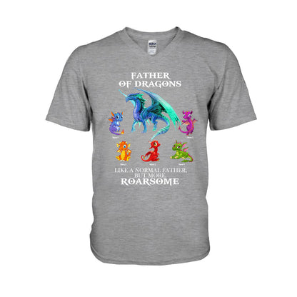Father Of Dragons - Personalized Father's Day T-shirt and Hoodie