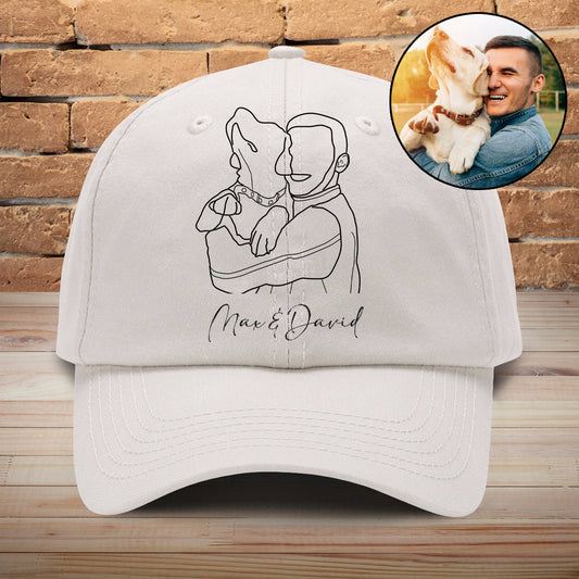 Custom Photo - Personalized Dog Embroidered Classic Cap