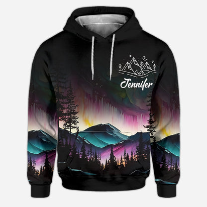 The Mountain Is Calling - Personalized Hiking Hoodie and Leggings