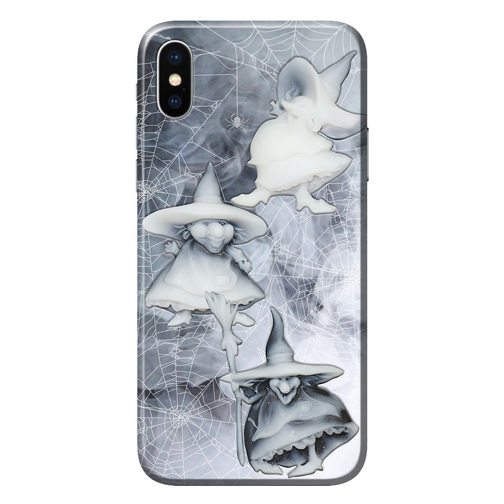 Three Little Witches - Phone Case With 3D Pattern Print