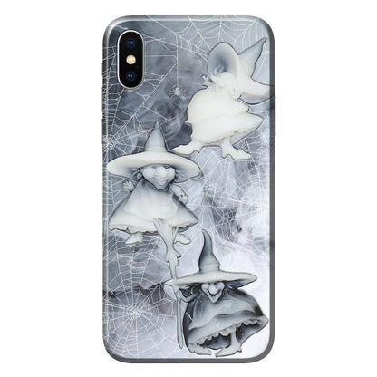 Three Little Witches - Phone Case With 3D Pattern Print