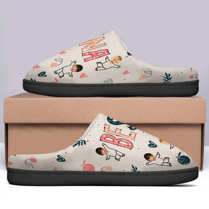 Best Grandma/Nana/Mother/Mama - Personalized Grandma Slippers