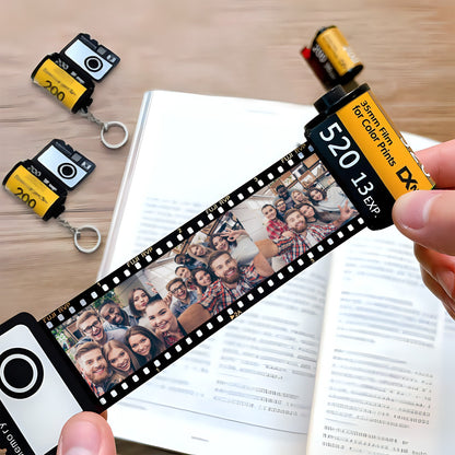My Family - Personalized Family Film Roll Keychain