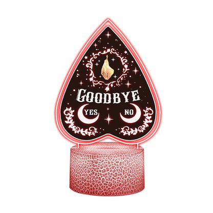 Planchette Light - Witch Shaped Plaque Light Base