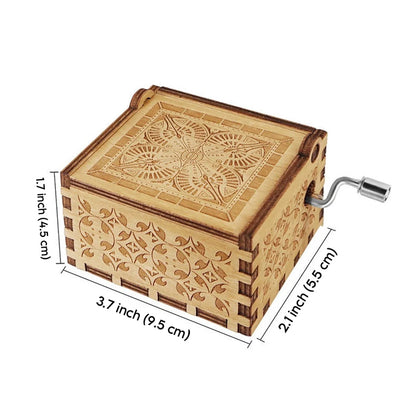 You Are My Sunshine - Personalized Couple Hand Crank Music Box