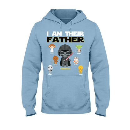 I Am Their Father Grandfather - Personalized Father's Day The Force T-shirt and Hoodie