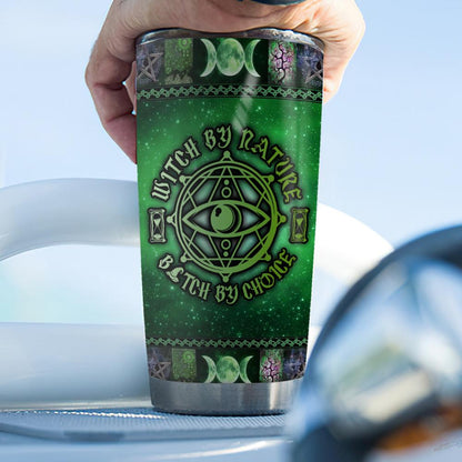 Green Witch Crystal Ball - Witch Tumbler 0822