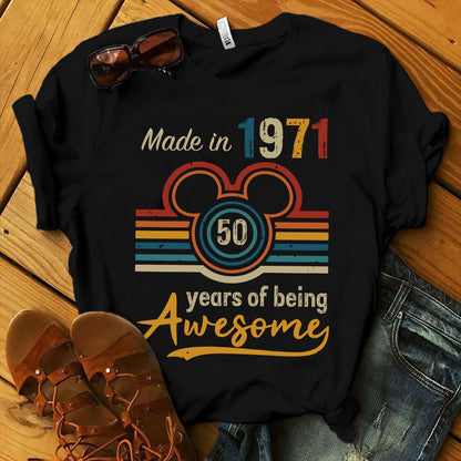 Made In 1971 Mouse T-shirt and Hoodie 0823