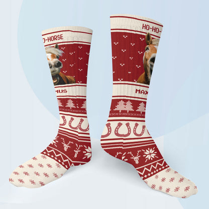 Ho Ho Horse - Personalized Horse Socks