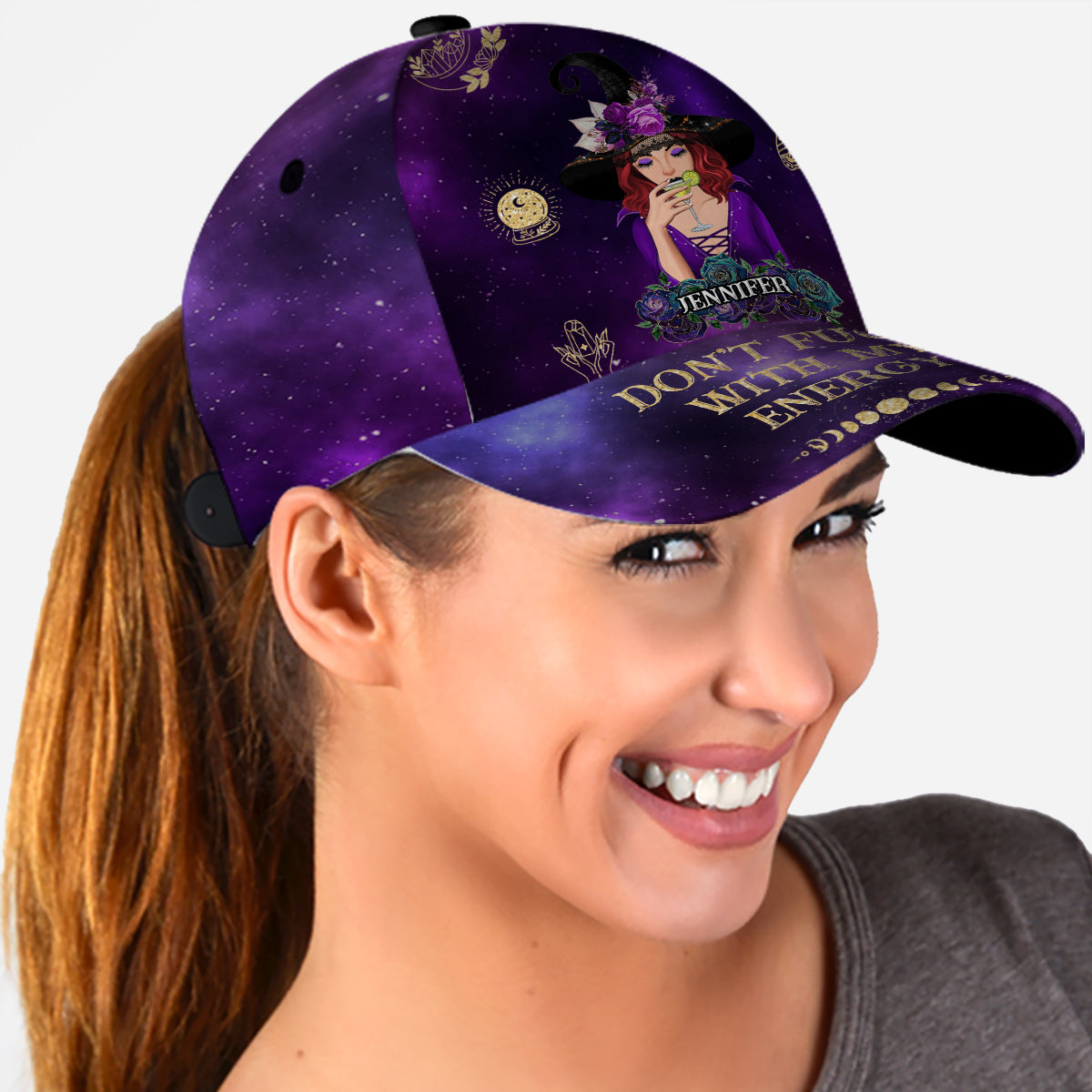 Don't F With My Energy - Personalized Witch Classic Cap