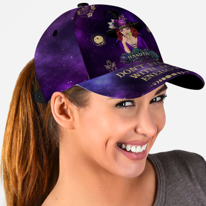 Don't F With My Energy - Personalized Witch Classic Cap