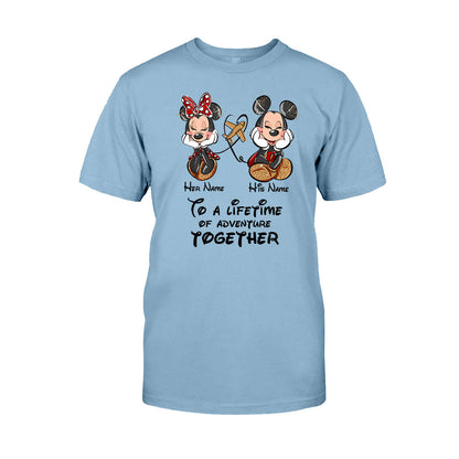 To A Lifetime Of Adventure Together - Personalized Mouse T-shirt and Hoodie
