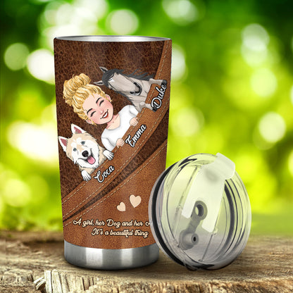 What A Beautiful Thing - Personalized Horse Tumbler