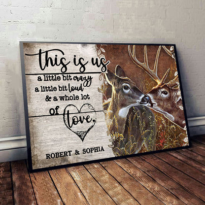 This Is Us - Personalized Hunting Canvas And Poster