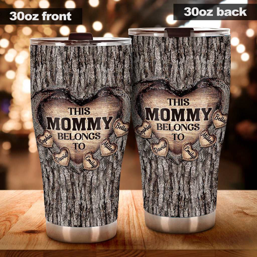 Dad's Heart - Gift for dad, grandma, grandpa, mom, uncle, aunt, brother, sister - Personalized Tumbler