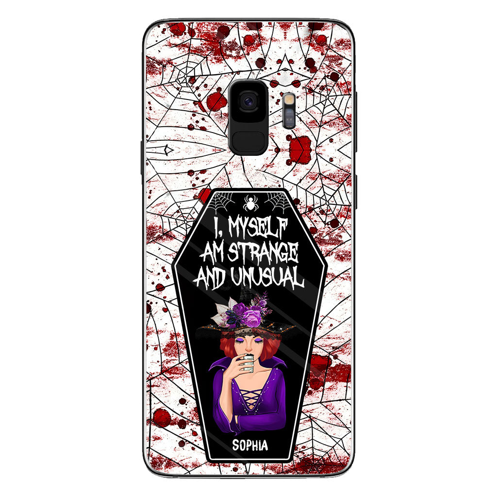 I Myself Am Strange and Unusual - Personalized Witch Phone Case