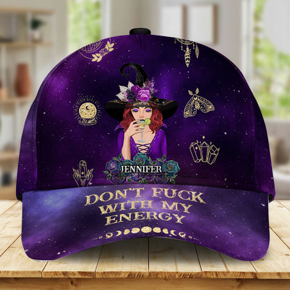 Don't F With My Energy - Personalized Witch Classic Cap