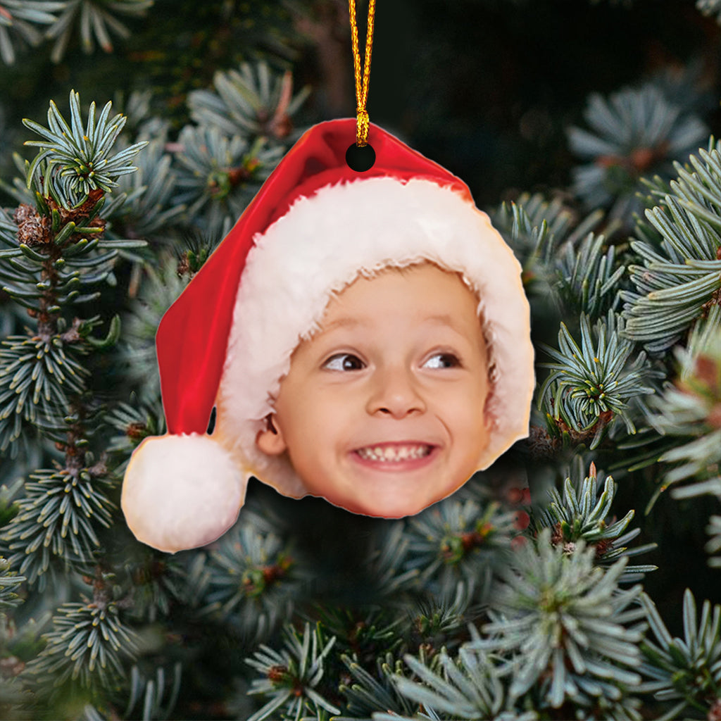 Custom Face Picture Ornament - Personalized Family Ornament