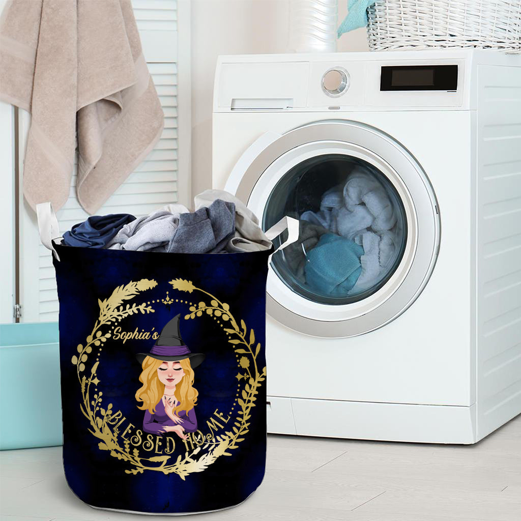 Blessed Home - Personalized Witch Storage Basket