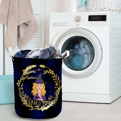 Blessed Home - Personalized Witch Storage Basket