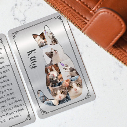 Remember Me - Personalized Cat Wallet Insert Card