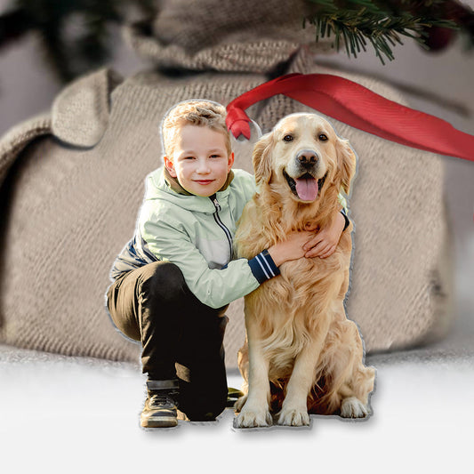 Cute Dogs - Personalized Dog Transparent Ornament