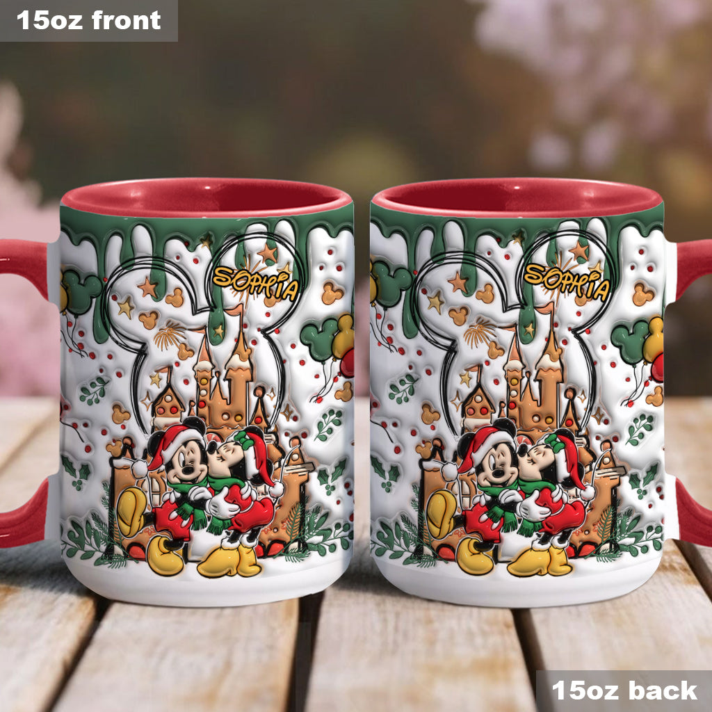 Magical Christmas - Personalized Mouse Accent Mug