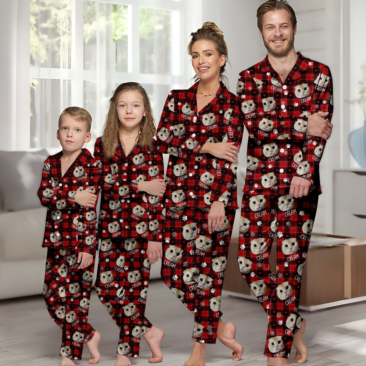 Custom Photo Pet Blanket - Gift for cat lovers, dog lover, cat lover - Personalized Button Down Pajamas