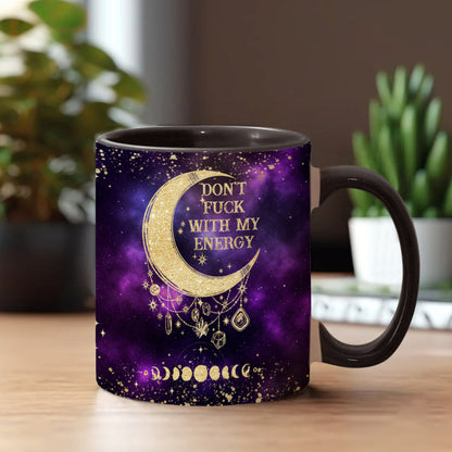 Don't F With My Energy - Personalized Witch Accent Mug