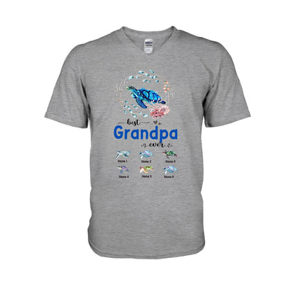 Best Nana Ever - Turtle gift for grandma, grandpa, mom, dad, uncle, aunt - Personalized T-shirt And Hoodie