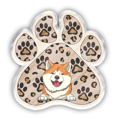 Reserved For The Dog - Personalized Dog Shaped Pillow