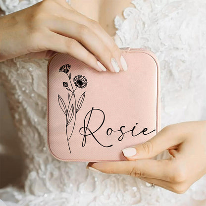Birth Flower - Personalized Daughter Jewelry Box