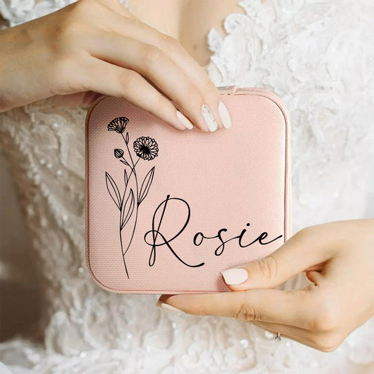 Birth Flower - Personalized Daughter Jewelry Box