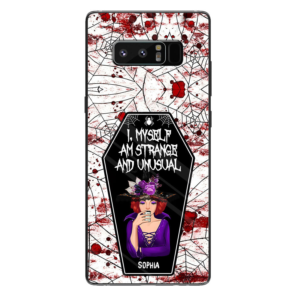 I Myself Am Strange and Unusual - Personalized Witch Phone Case