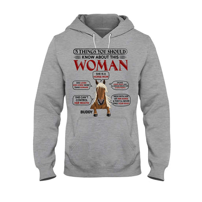 Horse Mom - Personalized Horse T-shirt & Hoodie