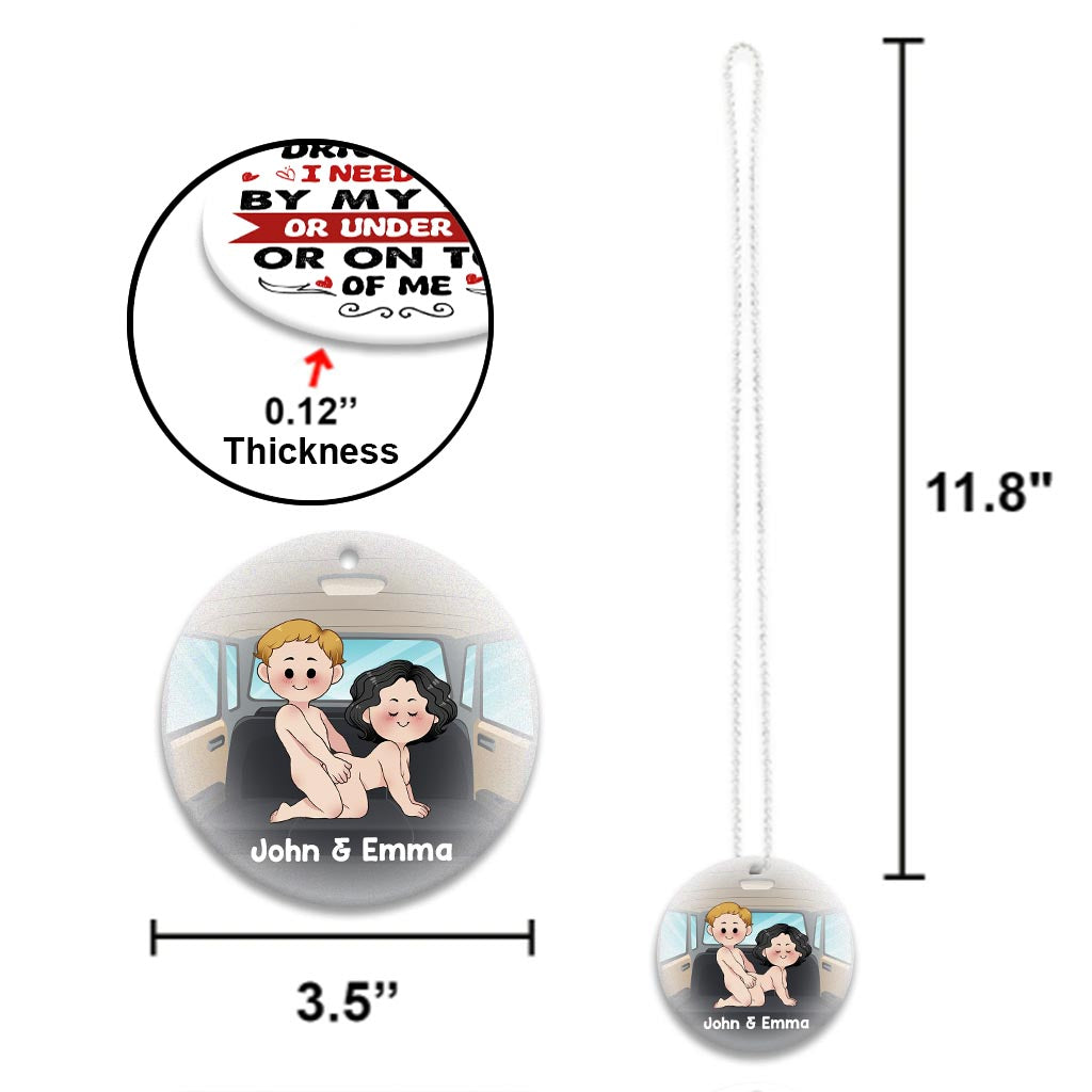 Drive Safe - Personalized Couple Car Ornament