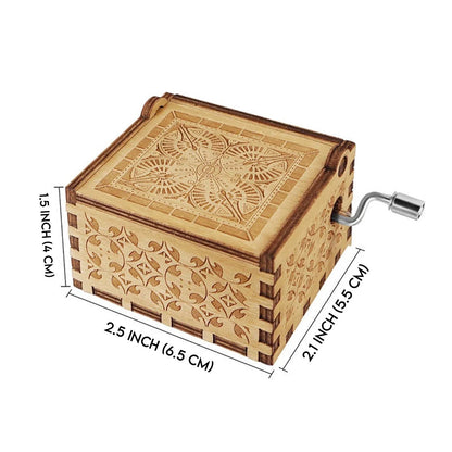 I Myself Am Strange and Unusual - Personalized Witch Hand Crank Music Box