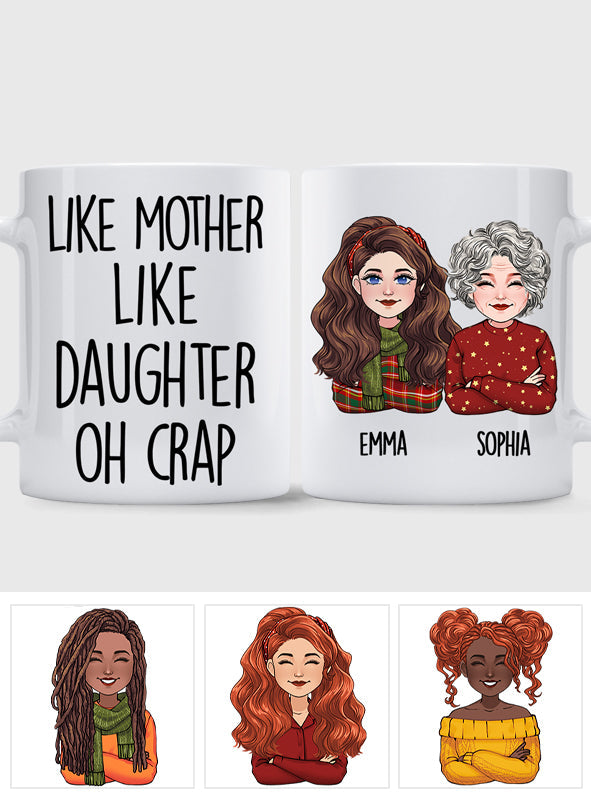 Like Mother Like Daughter - Personalized Mother Mug