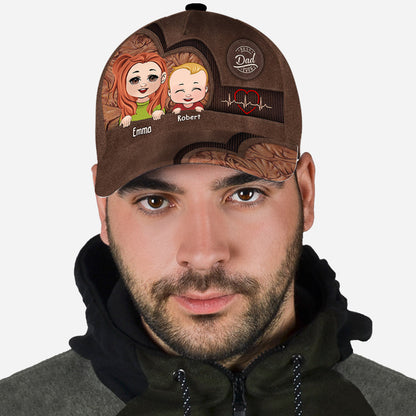 Best Dad Mom Grandma Grandpa Ever - Gift for dad, mom, grandma, grandpa, uncle, aunt - Personalized Classic Cap