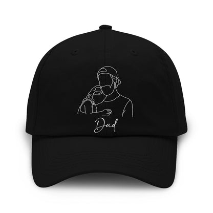 Custom Photo - Personalized Step Dad Embroidered Classic Cap