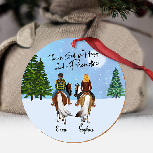 Riding Partner For Life - Personalized Horse Ornament