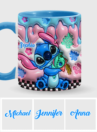 Ohana Means Family - Personalized Ohana Accent Mug