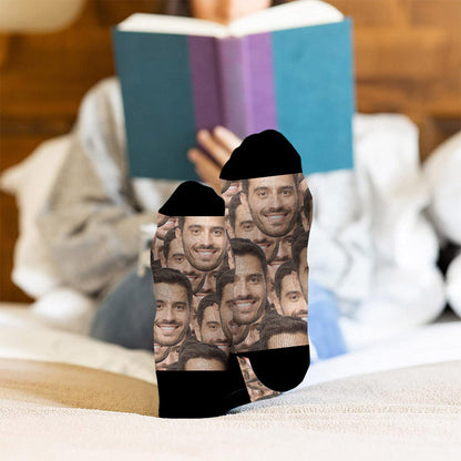 Custom Face Pattern - Personalized Socks