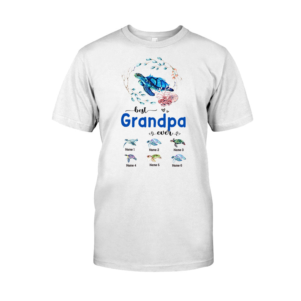 Best Nana Ever - Turtle gift for grandma, grandpa, mom, dad, uncle, aunt - Personalized T-shirt And Hoodie