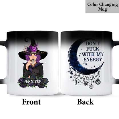 Don't F With My Energy - Personalized Witch Mug