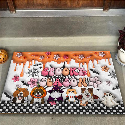 Spooky Season - Personalized Dog Doormat