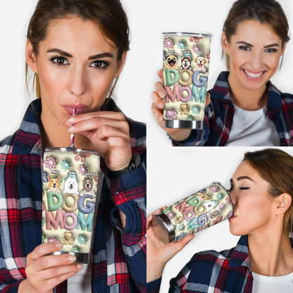 Dog Mom - Personalized Dog Tumbler