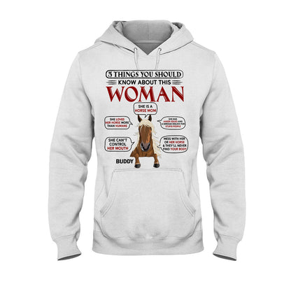 Horse Mom - Personalized Horse T-shirt & Hoodie