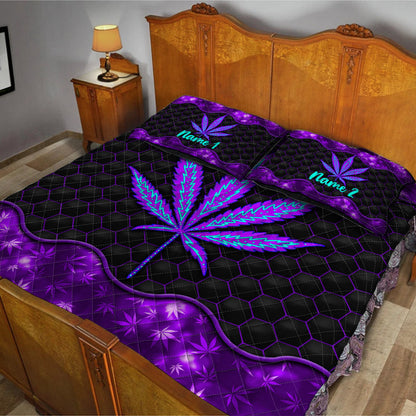 It's 420 Somewhere - Personalized Weed Quilt Set